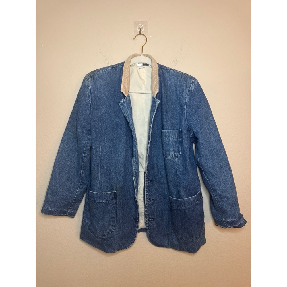 Esprit Teen Vintage Y2K Jean Barn Coat Size Small